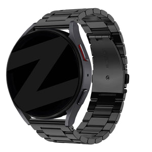 Bandz Huawei Watch Ultimate stalen band 'Classic' (zwart)