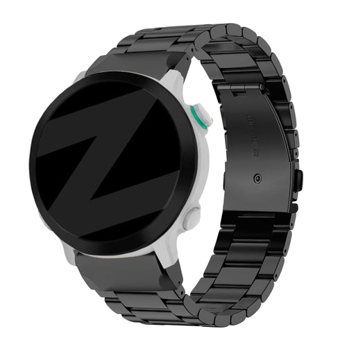Bandz Correa acero 'Classic' Garmin Descent G 2 (negro)