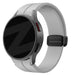 Bandz Samsung Galaxy Watch 7 - 44mm siliconen band met D-Buckle (grijs)
