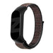 Bandz Bracelet nylon loop Xaomi Mi Band 5 (noir melange)