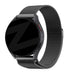 Bandz TicWatch 22mm Milanese Loop Armband (Schwarz)