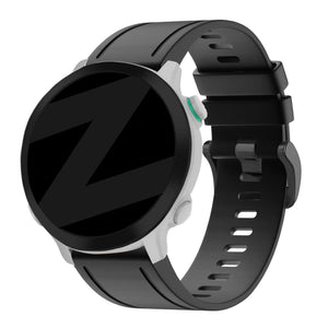 Bandz Garmin D2 Delta S Buckled Silicone Strap (Black)
