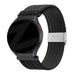 Bandz Bracelet nylon tressé Amazfit GTS 4 (Mini) (noir)