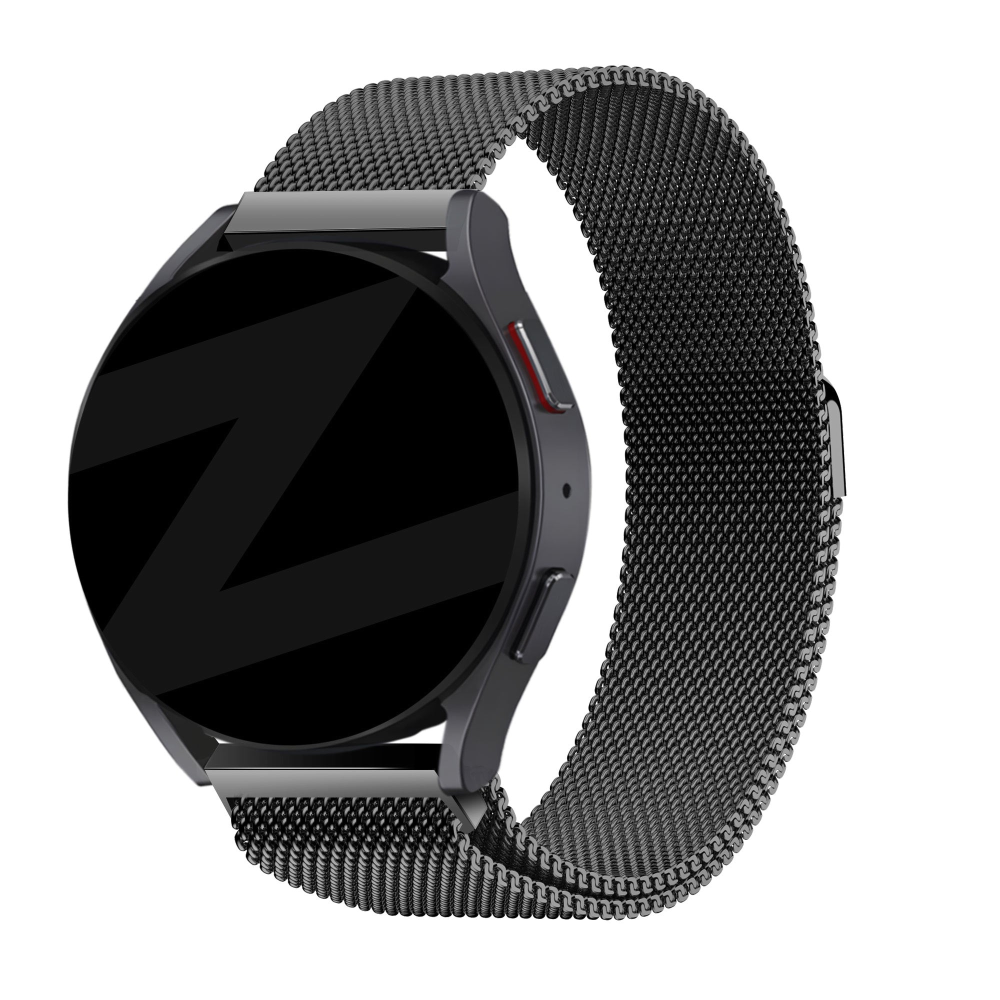 Bandz Garmin Venu Milanese Loop Armband (Schwarz)