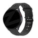Bandz Correa silicona con estampado floral Amazfit GTS 2 (negro)