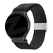 Bandz Xiaomi Amazfit Bip geflochtenes Nylonarmband (Schwarz)