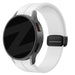 Bandz Samsung Galaxy Watch 4 Classic 42mm D-Schnalle Silikonarmband (Weiß)