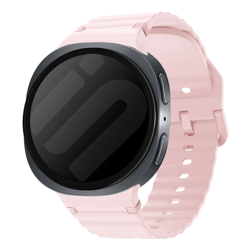 Samsung Galaxy Watch 8 Classic Wave Silicone Strap (Pink)