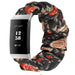 Fitbit Charge 3 Scrunchie Armband (Blumen)