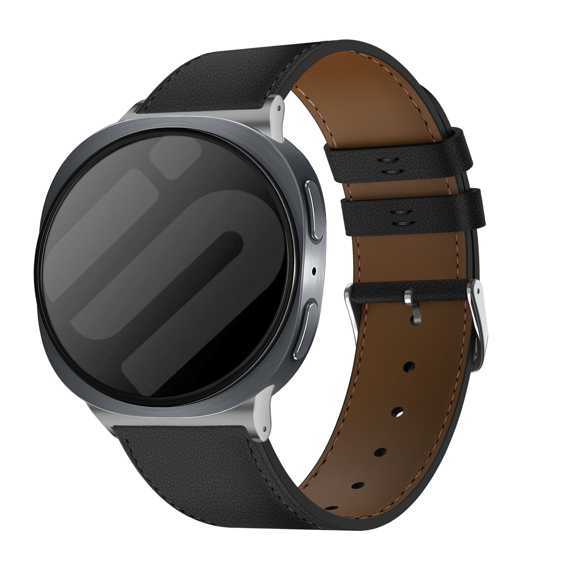 Bracelet cuir Modern Samsung Galaxy Watch 8 - 44mm (noir)
