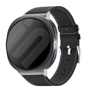 Bracelet cuir Samsung Galaxy Watch 8 - 44mm (noir)