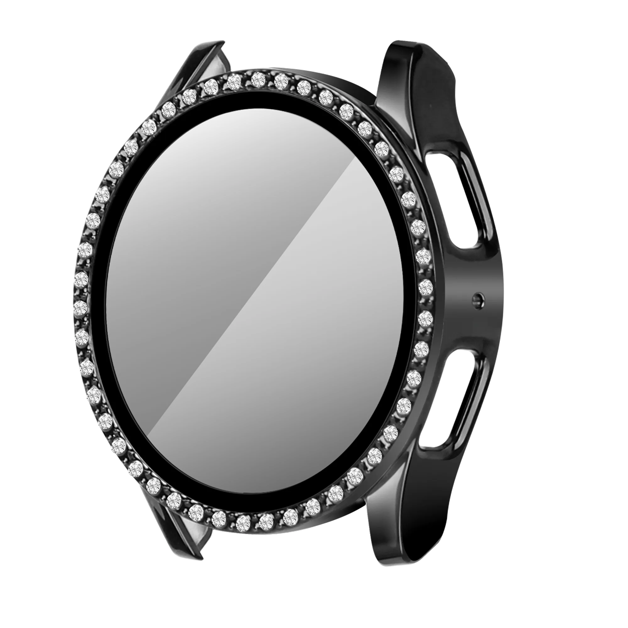 Funda diamante con vidrio Samsung Galaxy Watch 7 - 40mm (negro)