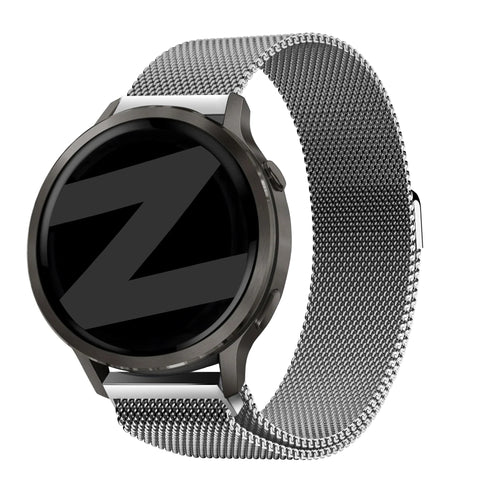 Bandz Bracelet milanais Garmin D2 Air X15 (argent)