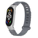 Xiaomi Mi Band 7 TPU bandje met frame (donkergrijs)