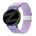 Bandz Correa nylon tejida Garmin Approach J1 (morado claro)