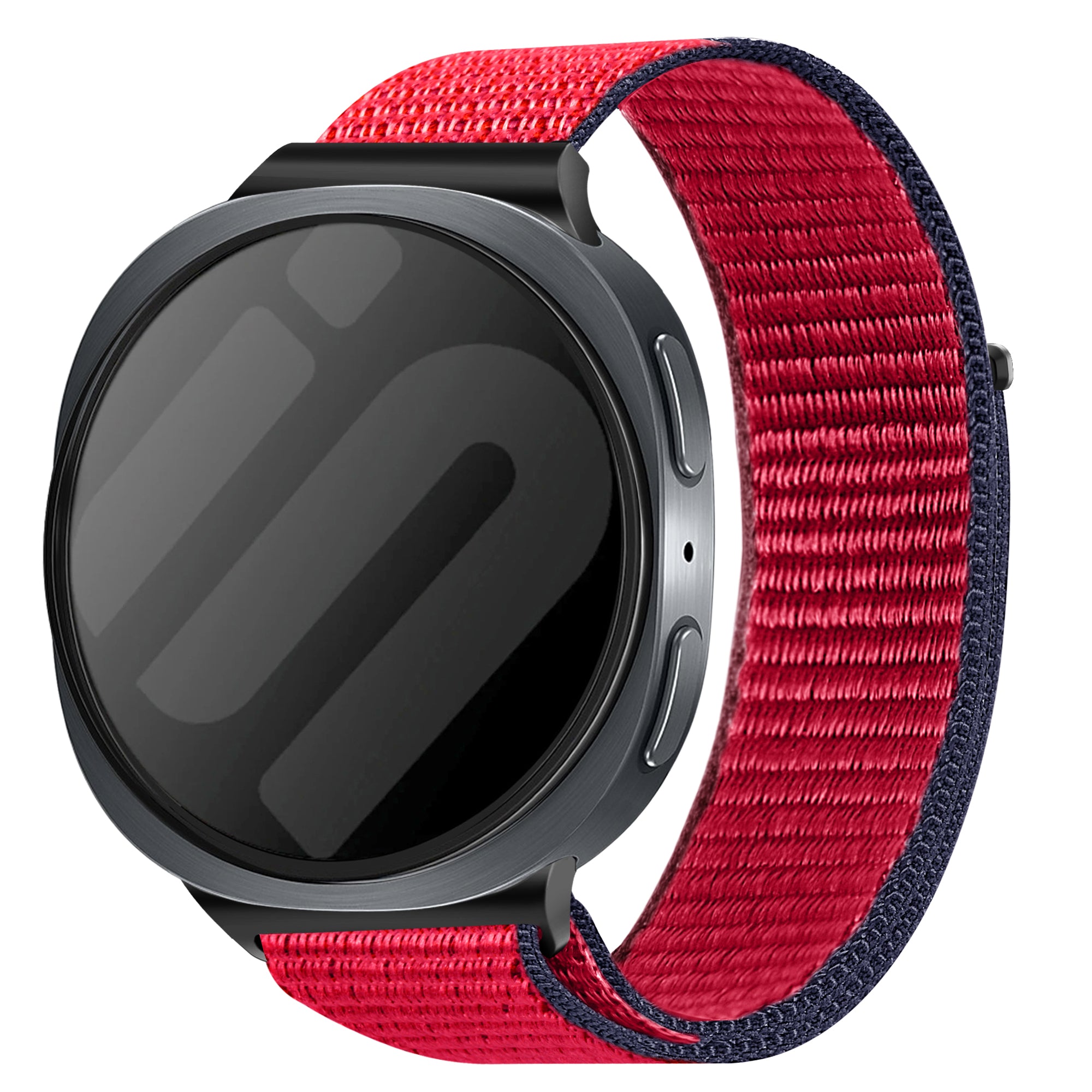 Bracelet nylon Samsung Galaxy Watch 8 - 44mm (rouge mix)