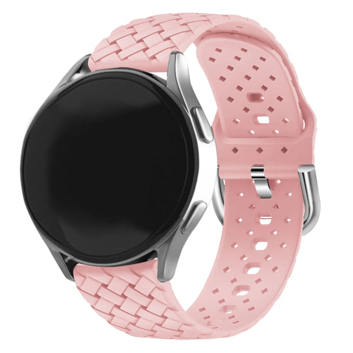 Correa silicona trenzada Amazfit GTR Mini (rosa)