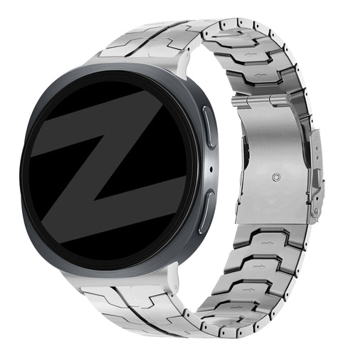 Bandz Correa titanio 'Iron' Samsung Galaxy Watch 8 - 44mm (plateado)