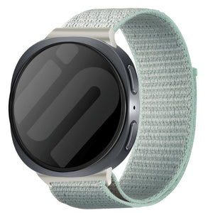 Correa nylon Samsung Galaxy Watch 8 Classic (cian claro)