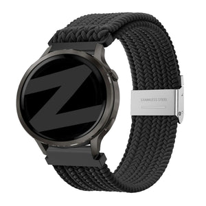 Bandz Garmin Bounce 2 Gewebtes Nylonarmband (Schwarz)