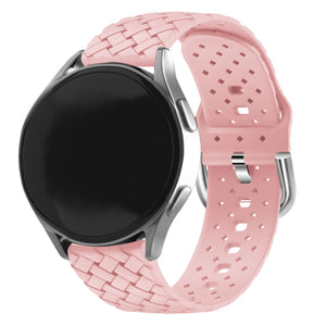 Amazfit Bip U (Pro) Braided Silicone Strap (Pink)