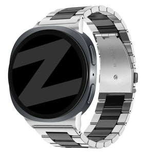 Bandz Bracelet acier 'Classic' Samsung Galaxy Watch 8 - 44mm (argent/noir)