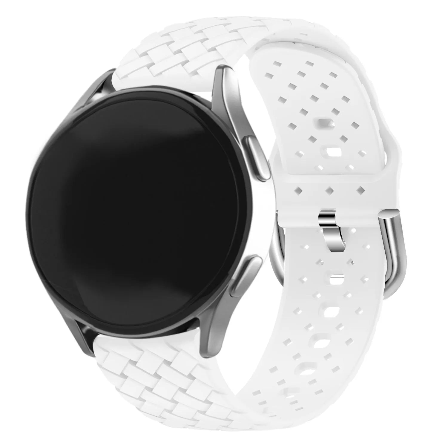 Amazfit Active Braided Silicone Strap (White)