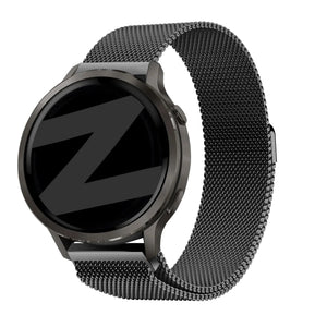 Bandz Garmin Forerunner 265s Milanese Loop Strap (Black)