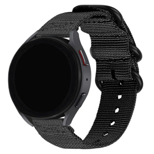BALR Polar Grit X Nylonarmband mit Schnalle (Schwarz)