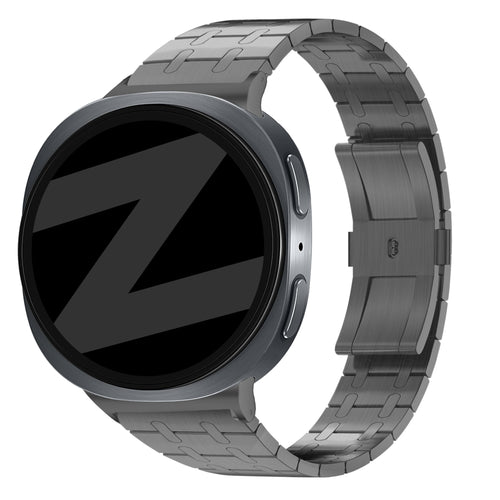 Bandz Samsung Galaxy Watch 8 Classic Steel Strap 'Royal' (Black)