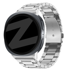 Bandz Samsung Galaxy Watch 8 Classic Steel Strap 'Classic' (Silver)