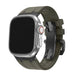 BALR Apple Watch Ultra liquid siliconen band (bruin/zwart)