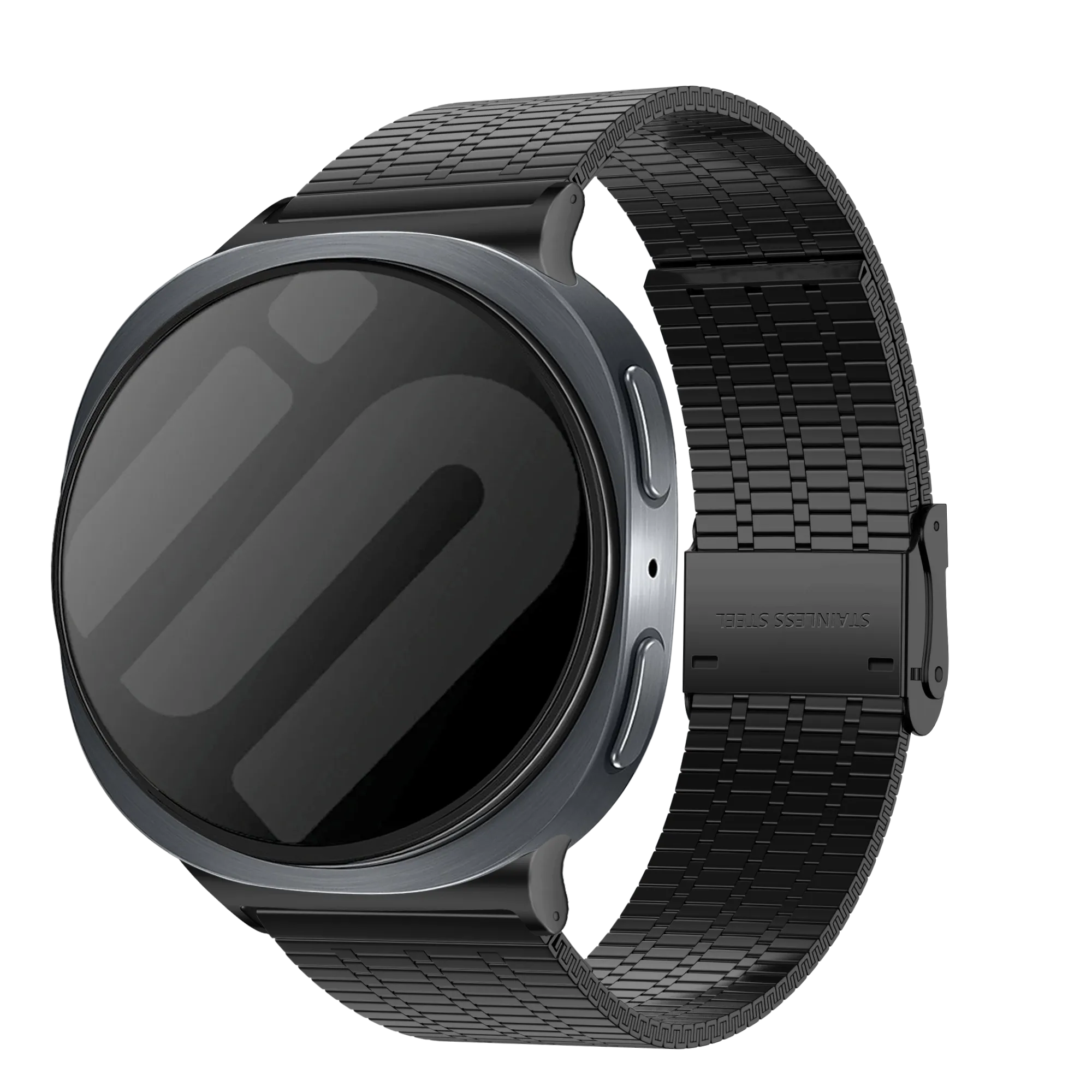Samsung Galaxy Watch 8 - 44mm Feines Stahlarmband (Schwarz)