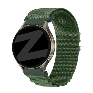 Bandz Bracelet nylon Alpine Amazfit GTS 3 (vert militaire)