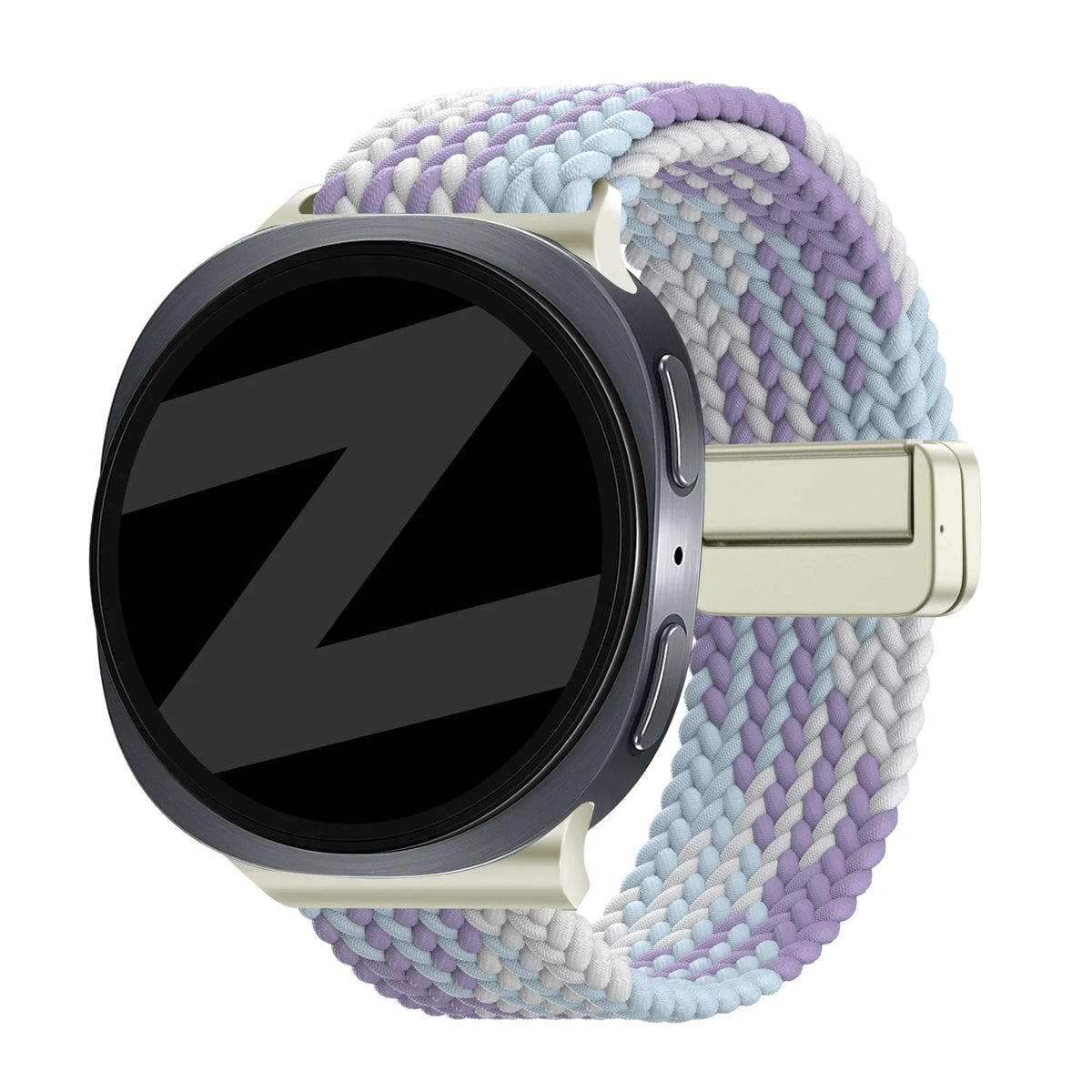 Bandz Bracelet tissé magnétique Samsung Galaxy Watch 8 - 40mm (violet mixte)
