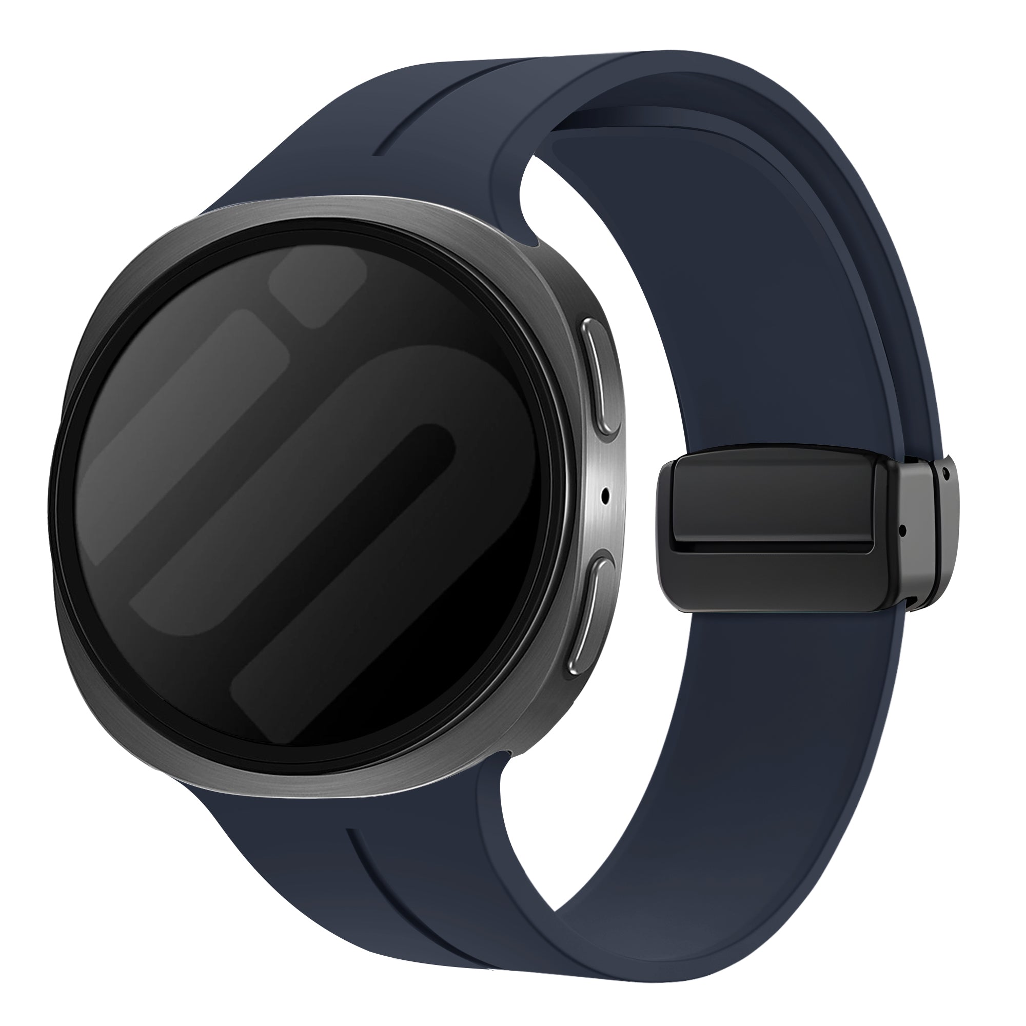Bracelet silicone avec boucle Samsung Galaxy Watch 8 - 40mm (bleu foncé)