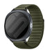 Samsung Galaxy Watch 8 Classic wave nylon bandje (donkergroen)