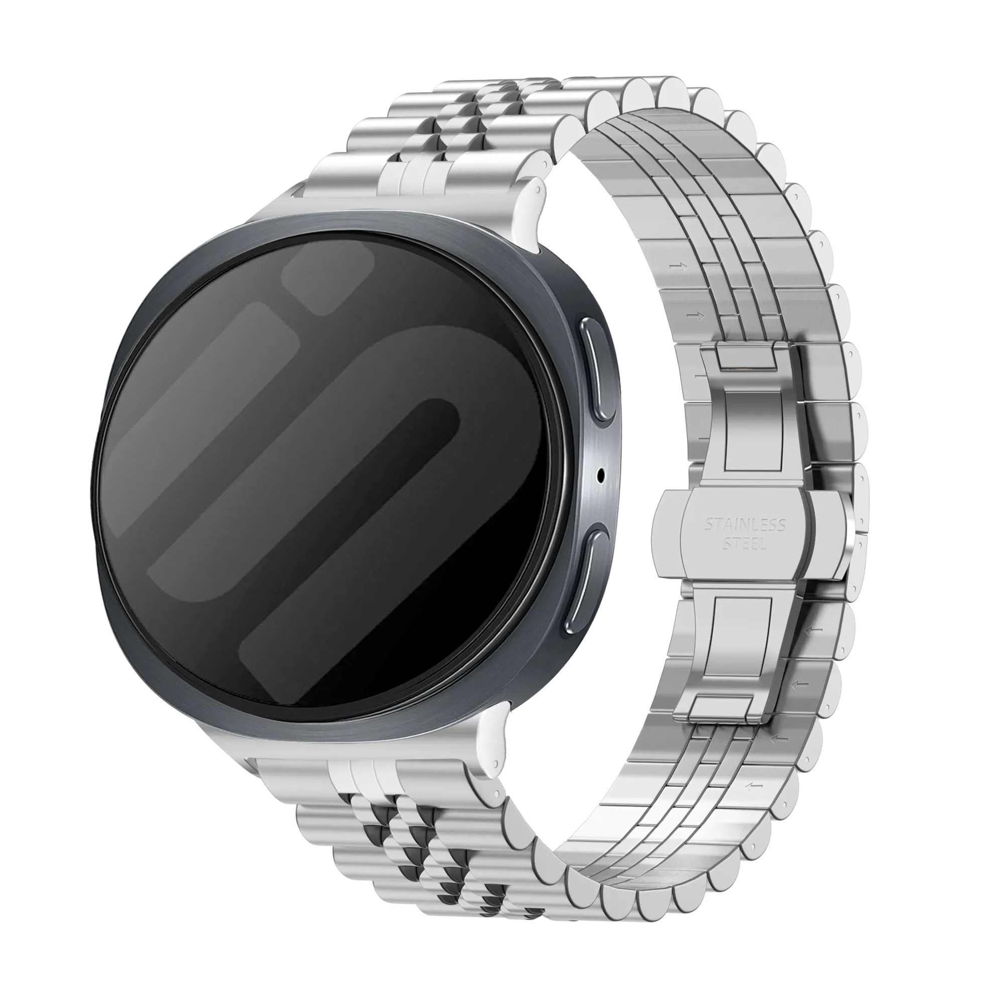 Samsung Galaxy Watch 8 - 44mm Jubilee Stahlarmband (Silber)