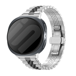 Samsung Galaxy Watch 8 - 40mm Jubilee Steel Strap (Silver/Black)