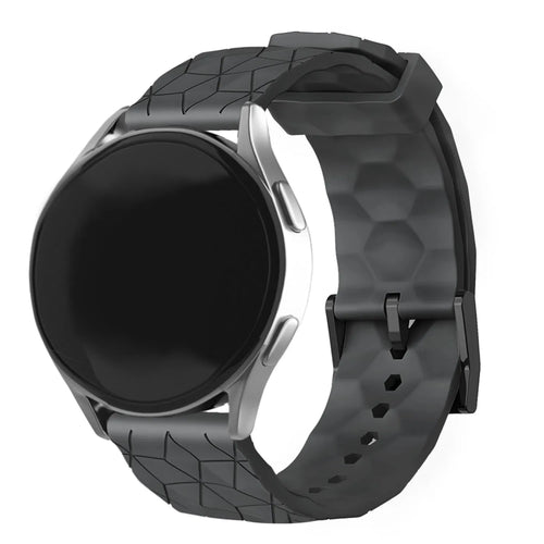 Bracelet silicone 'Hexagone' ICE Smart TKS Rectangular 1.41 (noir)