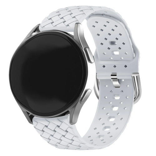 Bracelet silicone tressé Coros Apex 42mm (gris)