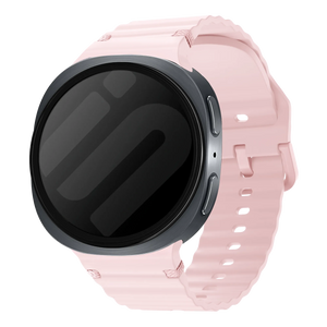 Samsung Galaxy Watch 8 - 44mm Wave Silicone Strap (Pink)