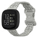 Fitbit Versa 3 Silicone Strap with Pattern (Gray)