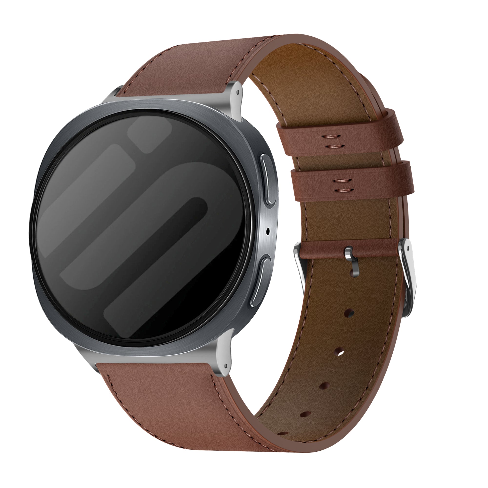 Bracelet cuir Modern Samsung Galaxy Watch 8 - 44mm (marron)