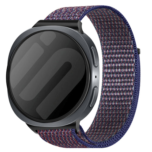 Samsung Galaxy Watch 8 - 44mm Nylonarmband (Indigo Blau)