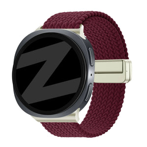 Bandz Correa trenzada magnética Samsung Galaxy Watch 8 - 40mm (bordeos)