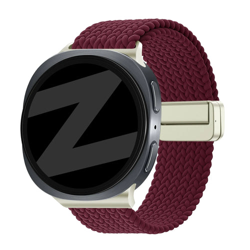 Bandz Correa trenzada magnética Samsung Galaxy Watch 8 - 40mm (bordeos)