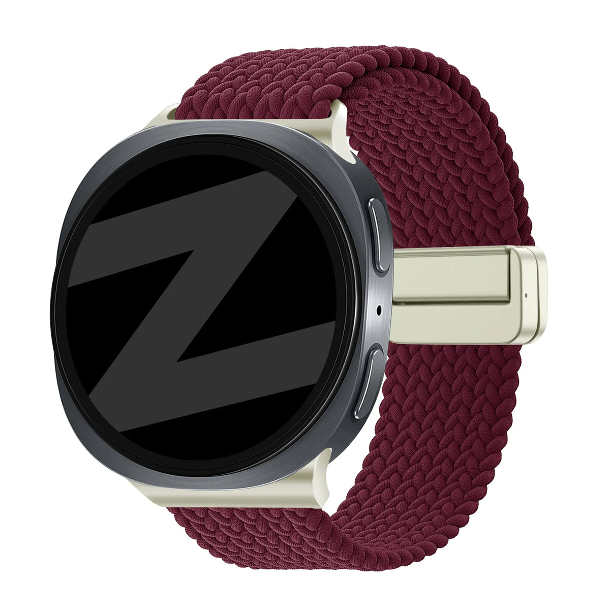 Bandz Correa trenzada magnética Samsung Galaxy Watch 8 - 40mm (bordeos)