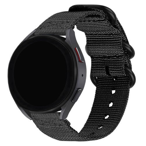 BALR Bracelet nylon avec boucle Samsung Galaxy Watch 46mm (noir)