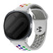 Samsung Galaxy Watch 8 - 44mm Sportarmband ( Weiß/Mehrfarbig)